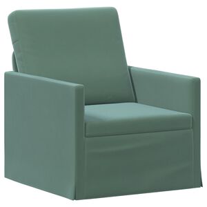 vidaXL Sofa pojedyncza Zielony morski 70 x 81 x 82 cm Welur