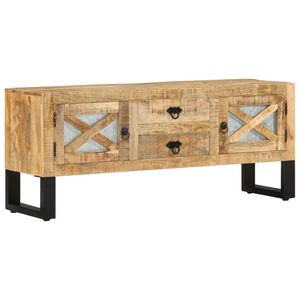 vidaXL Szafka pod telewizor, 110x30x45 cm, surowe drewno mango