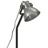 vidaXL Lampa stołowa, 25 W, srebrny vintage, 17x17x60 cm, E27