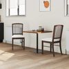 vidaXL Krzesła jadalne 2 pcs Jasny Brąz 50 x 52,5 x 91 cm
