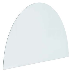 vidaXL Szklana płyta kominkowa przezroczysty 800 x 600 mm Szkło