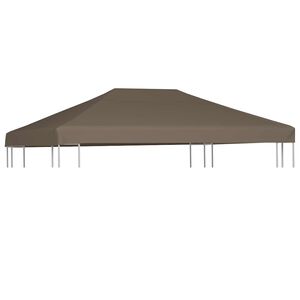 vidaXL Zadaszenie do altany, 310 g/m&sup2;, 3 x 4 m, kolor taupe
