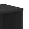 vidaXL Regał, czarny, 50x25x105 cm, materiał drewnopochodny