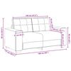 vidaXL Sofa 3 pcs Beżowy 221 x 80 x 80 cm Tkanina lniana