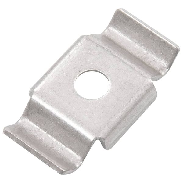 vidaXL Zaciski motylkowe do ogrodzenia, 50 szt., stal nierdzewna