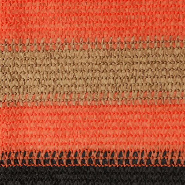 vidaXL Parawan balkonowy, wielokolorowy, 90x500 cm, HDPE