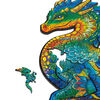 UNIDRAGON 330-cz. drewniane puzzle Guarding Dragon, King Size, 27x44cm