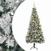 vidaXL Sztuczna choinka z bombką 120 cm 150 LED Ciepła biel