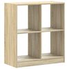 vidaXL Regał, dąb sonoma, 68,5x32x75 cm, materiał drewnopochodny