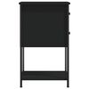 vidaXL Szafki nocne, 2 szt., czarne, 32x42x70 cm