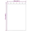 vidaXL Firany blackout z k&oacute;łkami 2 pcs Metaliczny Szary 175 x 140 cm