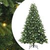 vidaXL Sztuczna choinka z 300 diodami LED Zielony 240 cm PE i PVC