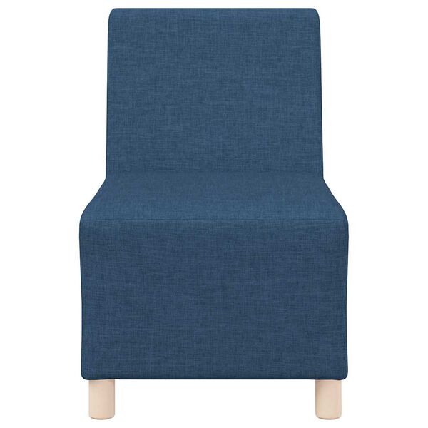 vidaXL Modułowa sofa bez podłokietnik&oacute;w, niebieska, 55 cm, materiał