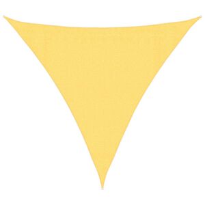 vidaXL Żagiel ogrodowy HDPE tr&oacute;jkątny 3,6x3,6x3,6 m, beżowy