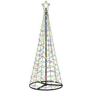 vidaXL Choinka spiralna LED z podstawą EKENAS 180 cm 220 LED