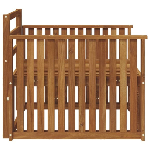 vidaXL 2 Sztuka Sofa z podłokietnikami Lite Drewno Akacji Naturalny