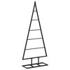 vidaXL Metalowa choinka świąteczna KUOPIO 90 cm Metal Czarny