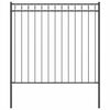 vidaXL Element ogrodzenia ASSEN Szary 170 x 200 cm Stal