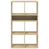 vidaXL Regał na książki, Sonoma Oak, materiał drewnopochodny