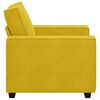 vidaXL Sofa Fotel Ż&oacute;łty 100x78x84 cm Aksamit