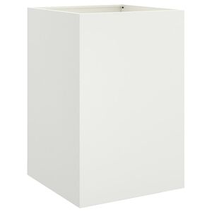 vidaXL Donica, biała, 52x48x75 cm, stal
