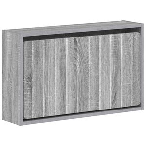 vidaXL Wisząca szafka na buty ZWOLLE 71 x 17 x 43 cm Szary Sonoma
