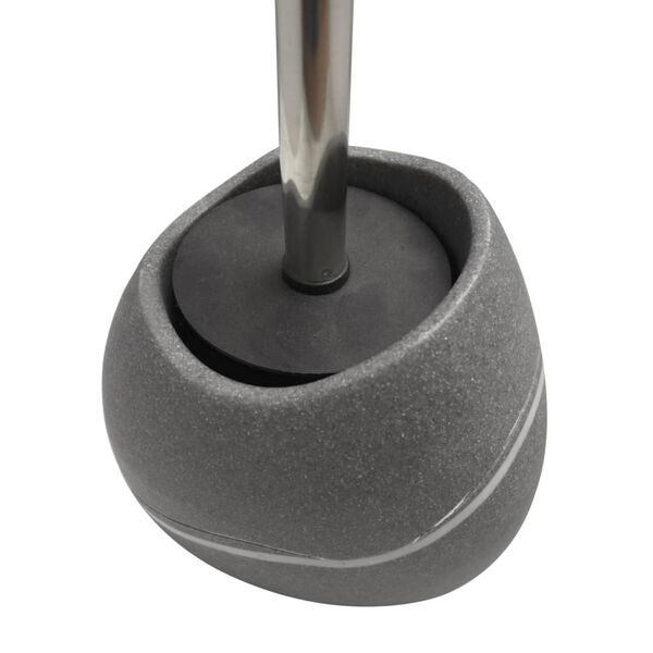 RIDDER Szczotka toaletowa z uchwytem Little Rock, szara