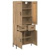 vidaXL Highboard 2 pcs Dąb rzemieślniczy Materiał drewnopochodny