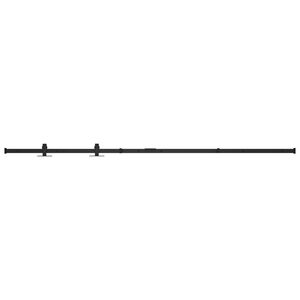 vidaXL System do drzwi przesuwnych do mebli, stal węglowa, 183 cm