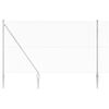 vidaXL Słupek ogrodzeniowy. Srebrny 50 x 1,5 m (siatka 13 mm) Stal