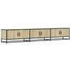 vidaXL Szafka pod TV, dąb sonoma, 240x35x41cm, materiał drewnopochodny