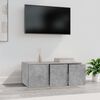 vidaXL Szafka pod TV, szarość betonu, 80x34x30 cm