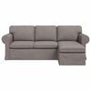 vidaXL Sofa Ciemnoszary