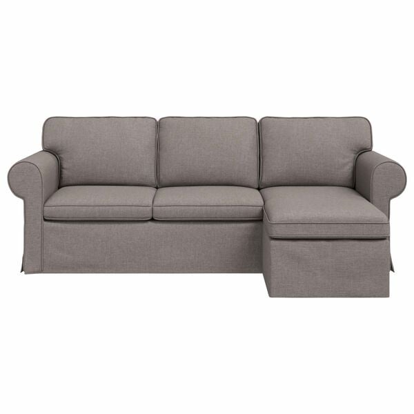 vidaXL Sofa Ciemnoszary