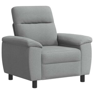 vidaXL Sofa jasnoszary 95 x 90 x 95 cm tkanina