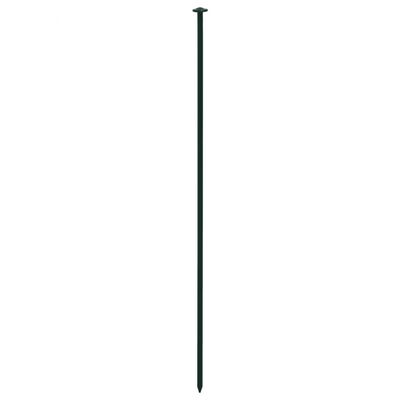 vidaXL Płotek ogrodowy, łukowy, 77,3 x 26 cm, zielony