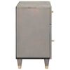 vidaXL Szafka nocna z drzwiami Szary 50 x 33 x 60 cm Drewno z mango