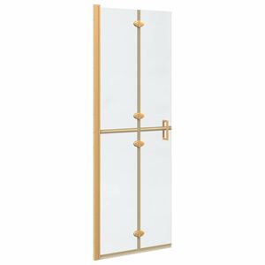 vidaXL Ściana prysznicowa Walk-In złoty 70 x 6,5 x 190 cm