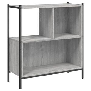 vidaXL Regał, szary dąb sonoma, 72x28x77,5 cm, materiał drewnopochodny