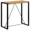 vidaXL Stolik barowy, 110x55x110 cm, surowe lite drewno mango
