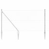 vidaXL Ogrodzenie z łańcucha z kolcami 25 x 1,2 m Stal ocynkowana