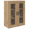 vidaXL Highboard Dąb rzemieślniczy 69,5 x 34 x 180 cm