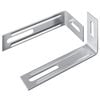 vidaXL Uchwyt antyprzewr&oacute;cenia 2 Srebrny 74,5 x 15 x 32 mm Żelazo