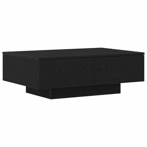 vidaXL Stolik kawowy Czarny Dąb 90 x 60 x 31 cm Drewno inżynieryjne