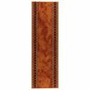vidaXL Dywan Bieżnik FLORNES Tkany pomarańczowy 67 cm x 150 cm PP 7 mm
