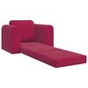 vidaXL Sofa Bed Czerwone wino 98 x 71 x 83 cm Aksamit