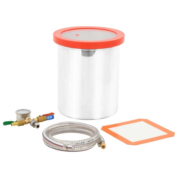 vidaXL Pompa próżniowa ze stali nierdzewnej, 11,42 L