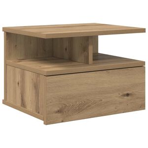 vidaXL Lustro Nocne Dąb rzemieślniczy 40 x 31 x 28 cm