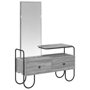 vidaXL Toaletka Szary Sonoma 100 x 36,5 x 136 cm Drewno inżynieryjne