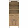 vidaXL Highboard 2 pcs Dąb rzemieślniczy Materiał drewnopochodny